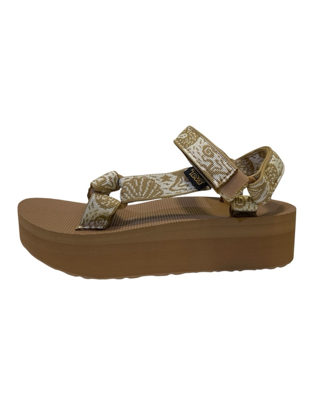 Teva Flatform Universal Women’s Size 8 US Sandals Beige Platform 1008844